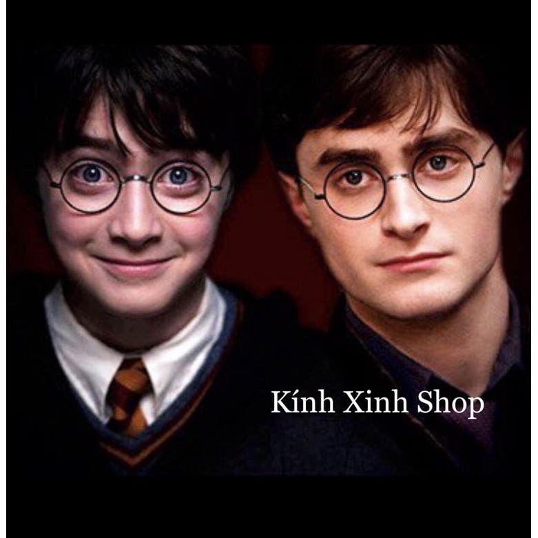 Gọng kính Mắt Tròn nhỏ Kim Loại Harry Porter