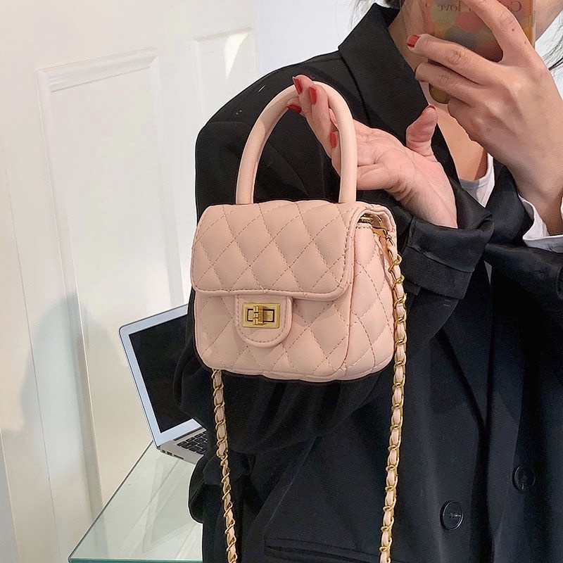 Túi Đựng Son Môi / Chìa Khóa Mini Phong Cách Chanel Cổ Điển Cho Nữ túi đeo nữ