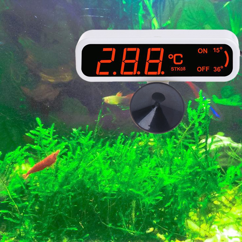 Nhiệt kế điện tử đo nhiệt độ bể cá có đèn LED tiện dụng kèm phụ kiện