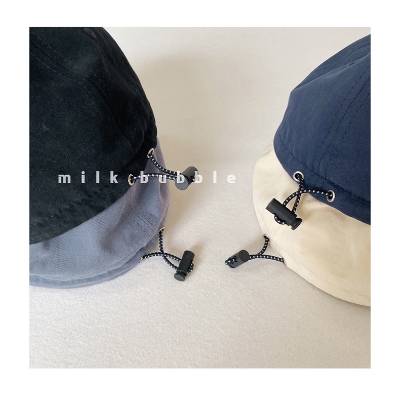 Mũ lưỡi trai bóng chày vành nhỏ chống nắng thêu chữ phong cách thời trang xuân hè thu có thể điều chỉnh cho bé trai