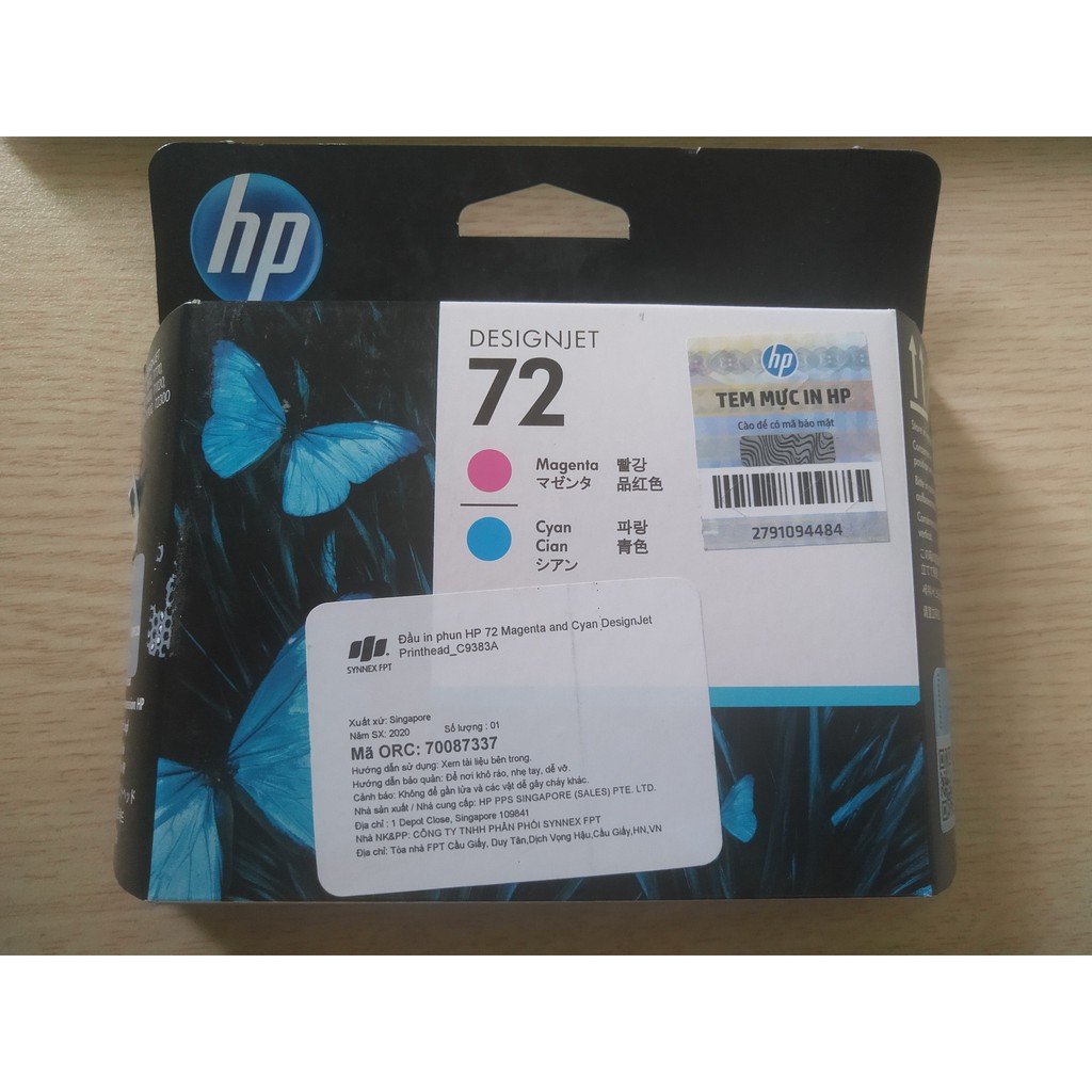 Đầu in phun HP 72