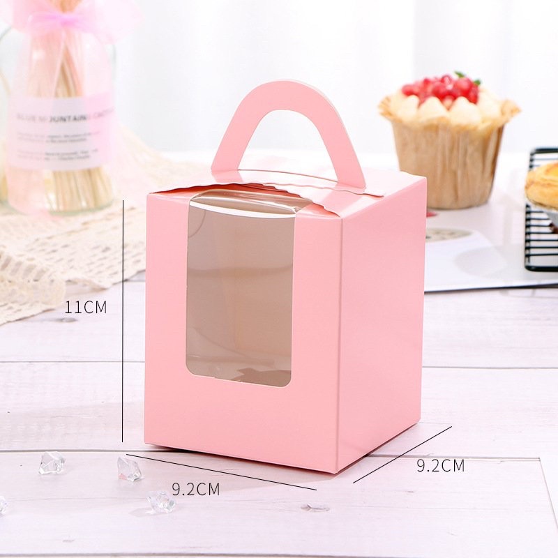 Hộp đựng cupcake loại 1 cup - set 5 hộp