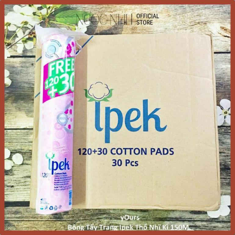 Bông Tẩy Trang Ipek Thổ Nhĩ Kỳ 150 (120 + 30) Miếng - tẩy trang [Chính Hãng 100%]