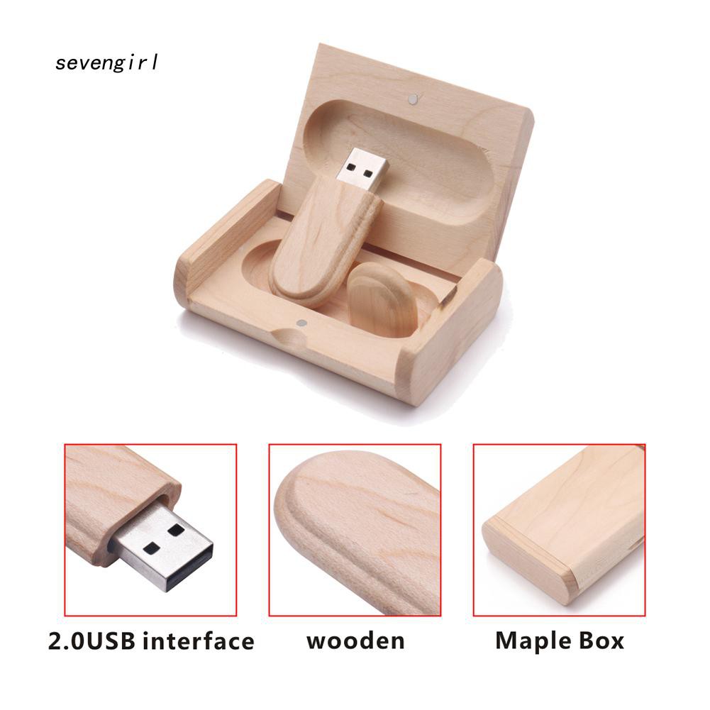 USB mini hình chữ U 4GB 8GB 16GB 32GB 64GB bằng gỗ | BigBuy360 - bigbuy360.vn