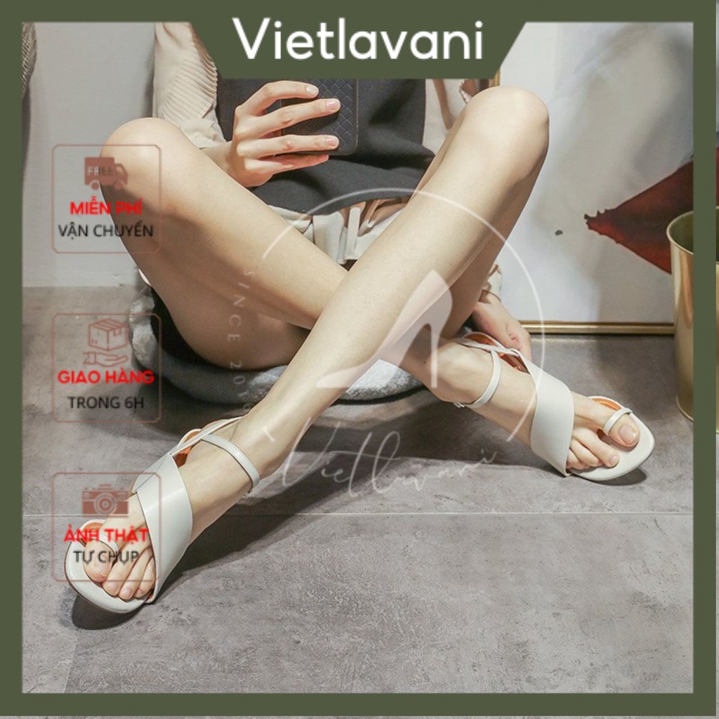 Giày sandal mã BBS44 quai chéo xỏ ngón cao 7P hàng hot 2021 siêu phẩm