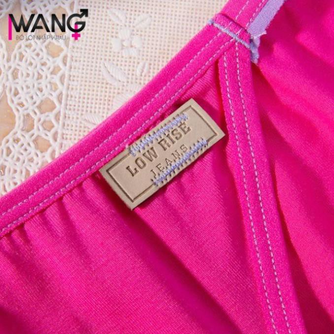 Quần lót nữ cotton dây sườn Viscose - quần chip cotton nữ dáng tanga sexy xì lip đẹp 9012