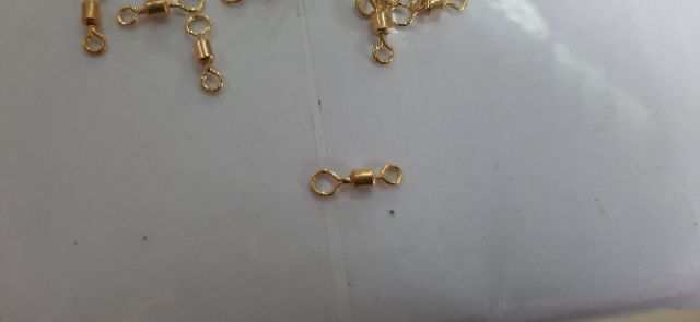 Khóa link hình số 8 màu vàng siêu bền