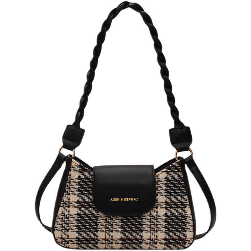 Túi đeo vai đeo chéo thời trang nữ phối dạ phong cách Hàn Quốc siêu xinh