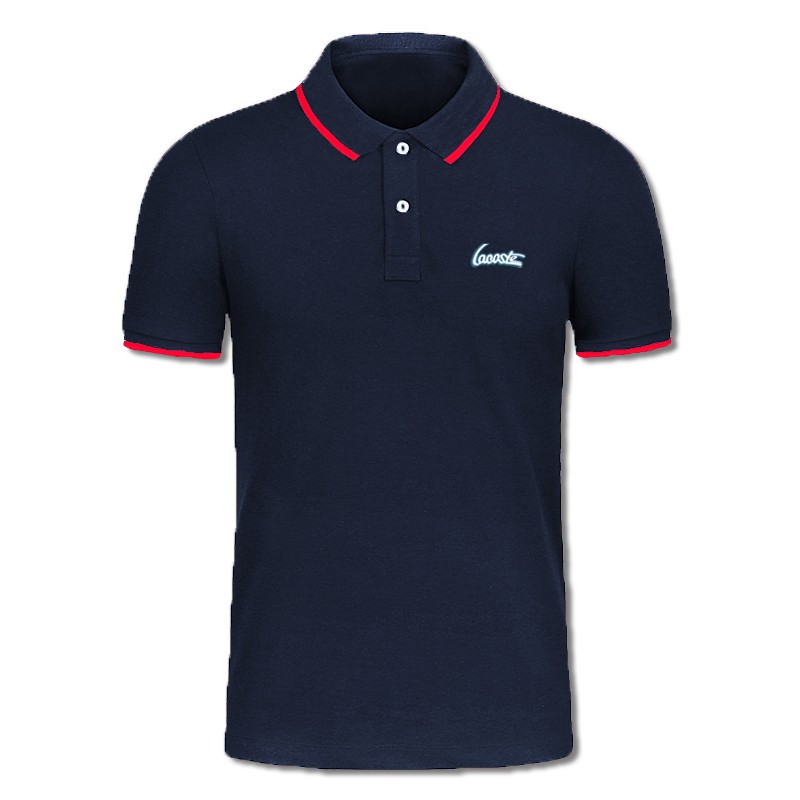 Lacoste Áo Thun Polo Ngắn Tay Thời Trang Mùa Hè Dành Cho Nam / Size S-3xl