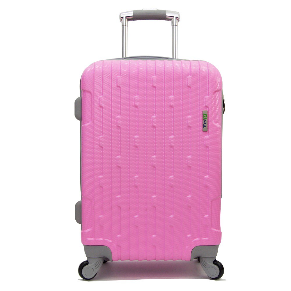 Bộ 2 Vali Nhựa Bóng TRIP P38 - Size 50+60cm - Màu Hồng Phấn