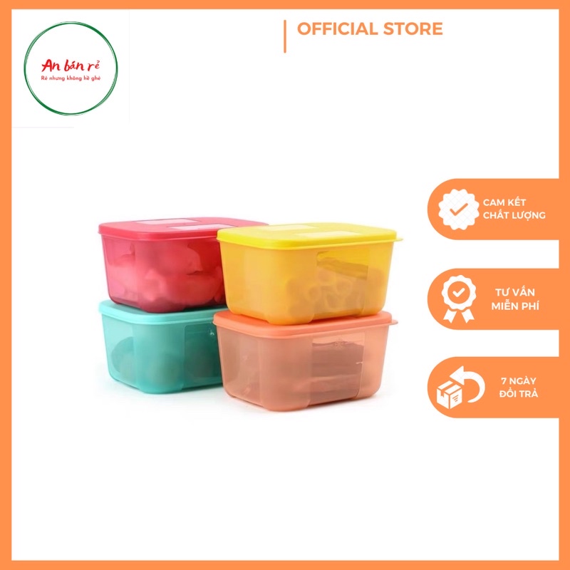 SET 4 HỘP TUPPERWARE RAINBOW TRỮ ĐÔNG 700ML