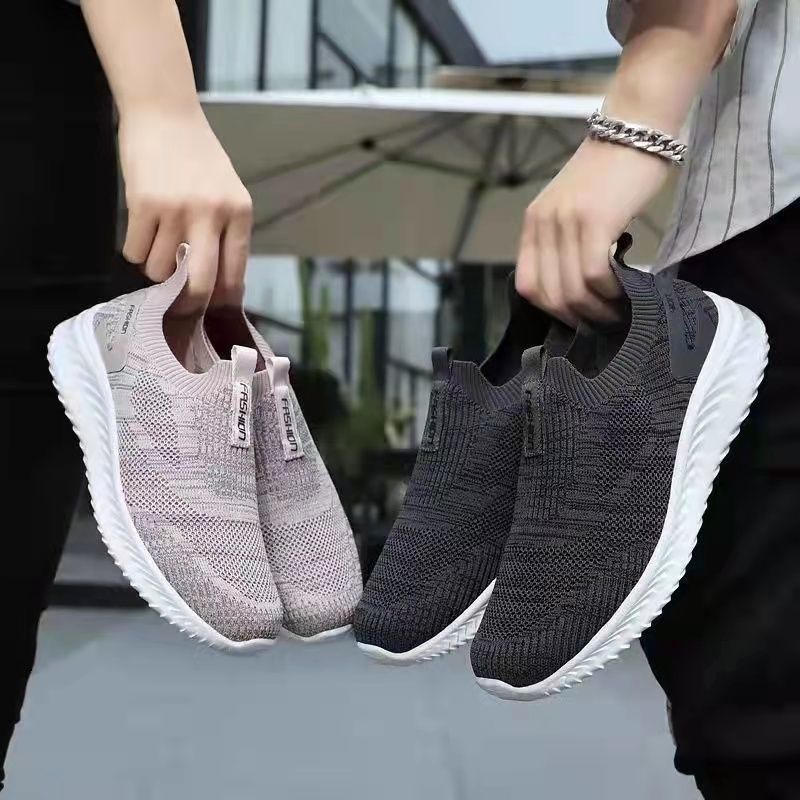 Giày Vải Đế Mềm Chống Trượt Thời Trang Cho Phụ Nữ Trung Niên