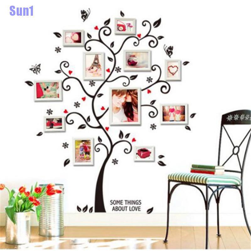 Decal Dán Tường Khung Ảnh Trang Trí Phòng Khách