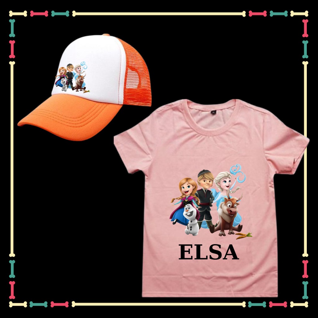 Combo Mũ Áo dễ thương cho trẻ em mẫu công chúa Elsa xịn xò đủ màu sắc
