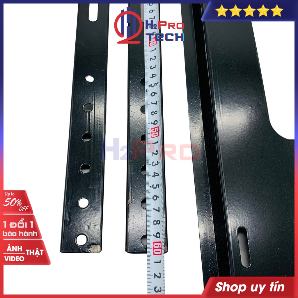 Giá Treo Tivi 65 in-100 in, Giá Tivi Treo Tường Cao Cấp, Chắc Chắn, Khung Cố Định, Chịu Tải 80Kg, Bh 3 Năm - H2Pro Tech