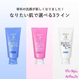 Sữa rửa mặt tạo bọt chiết xuất tơ tằm trắng Senka Perfect Whip