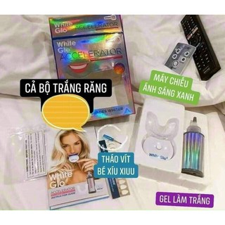 Bộ làm trắng răng White Glo White Accelerator Blue Light Teeth Whitening System
