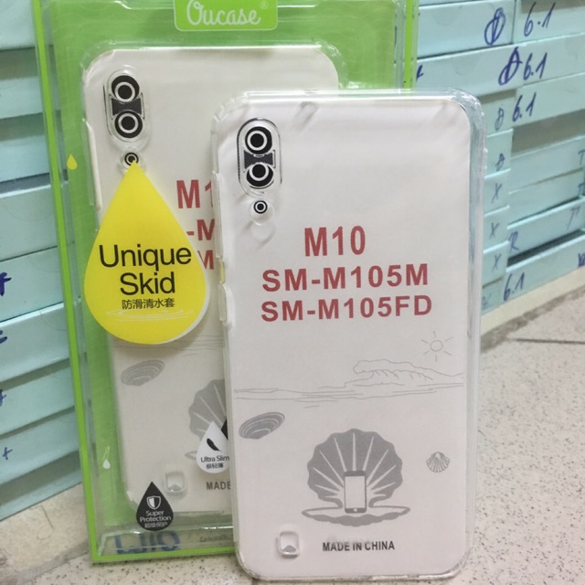 Ốp dẻo silicon Samsung M10 trong suốt chống ố vàng