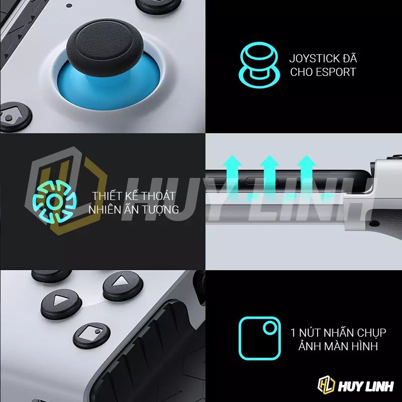 Tay cầm không dây Gamesir X2 Type-C Mobile Gaming Controller hỗ trợ Egg NS/Android