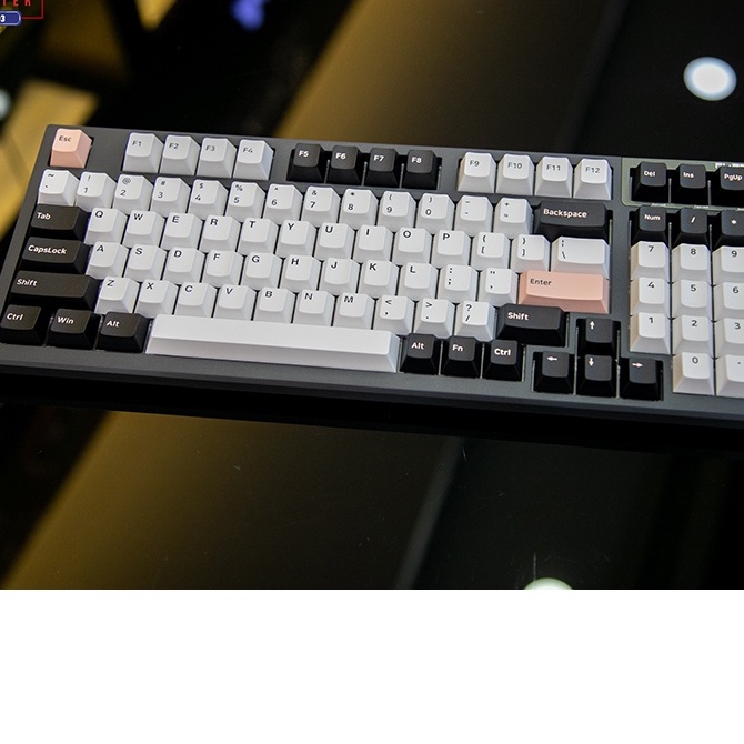 Bàn phím cơ FL-Esports FL980CP White Olivia Kailh Box Red switch, Hàng chính hãng