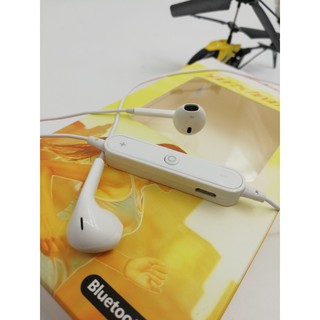 Tai nghe ko dây bluetooth màu trắng