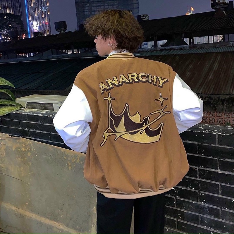 Áo Khoác Bomber Hình Vương Miện KSS308 FREESHIP ĐƠN TỪ 99K
