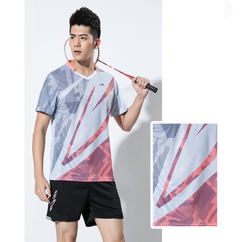 Bộ Đồ Thể Thao Thấm Hút Mồ Hôi Nhanh Khô Chất Lượng Cao Mùa Hè Cho Nam Và Nữ