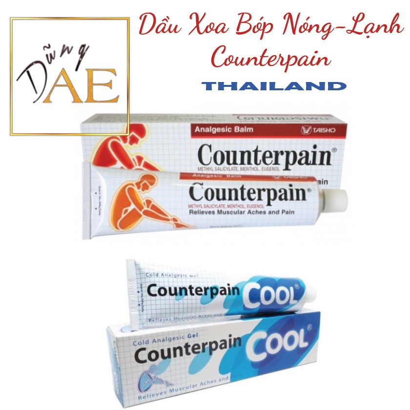 Dầu Xoa Bóp Nóng / Lạnh Counterpain Thái Lan 120G