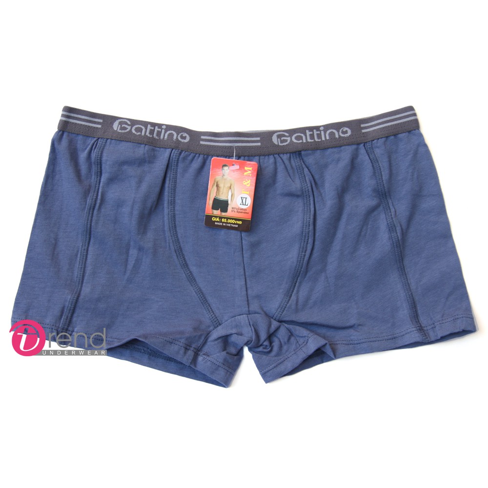 Bộ 5 quần lót nam boxer cotton co dãn 4 chiều cao cấp