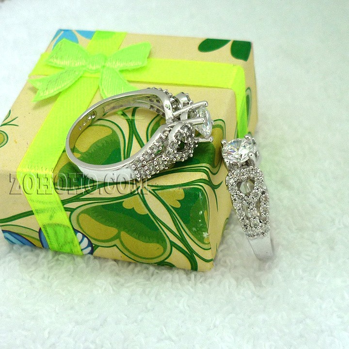 Nhẫn nữ cẩn đá sang trọng NE861