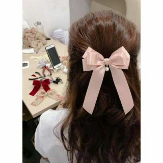 [XINH]Kẹp tóc nơ cài búi buộc tóc hàn quốc bản to nhỏ dành cho tóc ngắn và tóc dài 0045