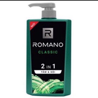 Tắm gội 2:1 romano 650g