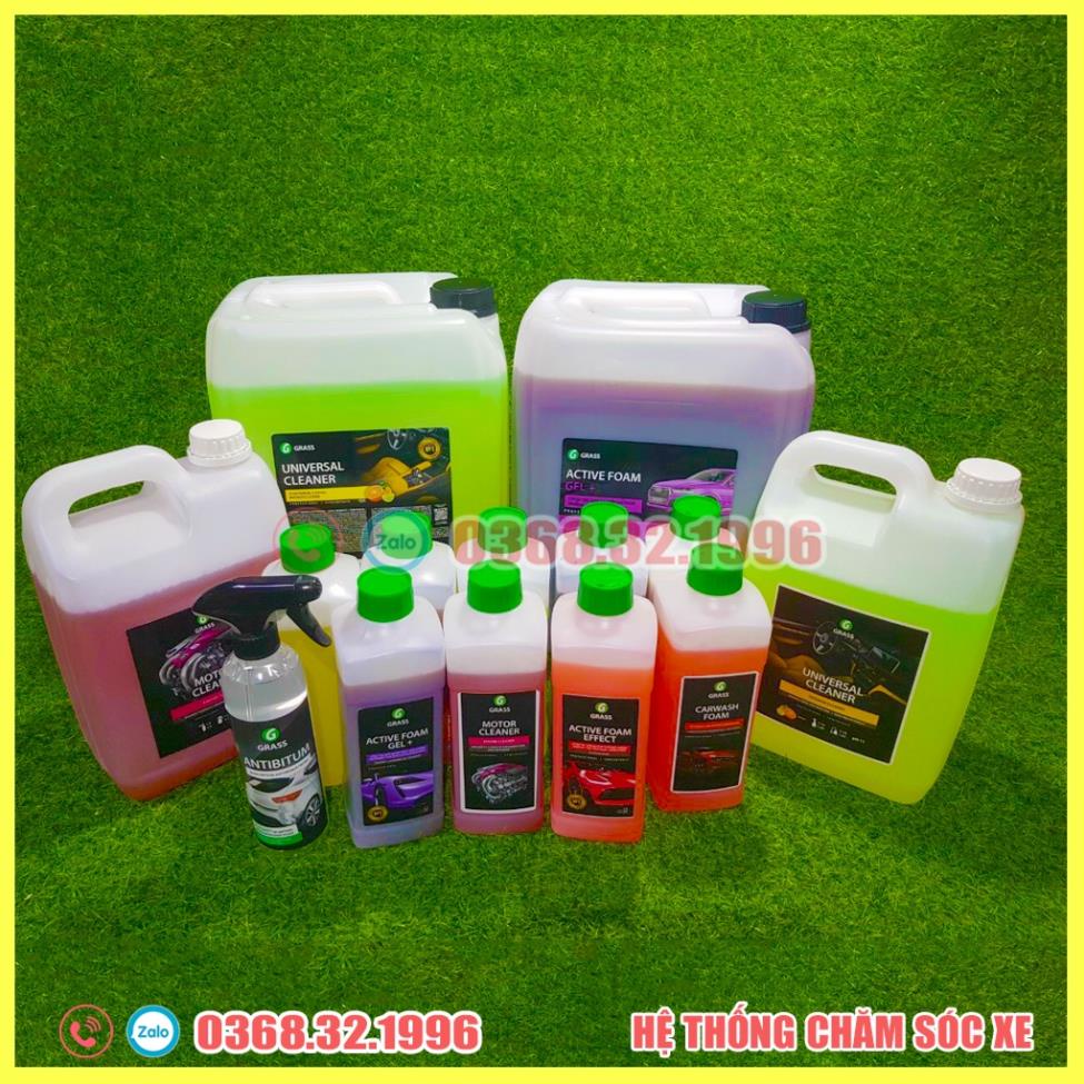 Dung Dịch Rửa Xe Không Chạm - Nước Rửa Xe Ô Tô và Xe Máy  Active Foam Effect 1L - (Chính Hãng) Tặng 01 Khăn Lau Xe