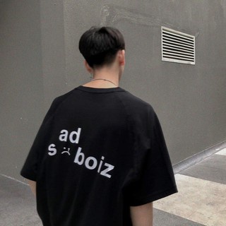 Áo thun tay lỡ Hình Sad Boiz.  CoolZ phông Unisex nam nữ Cotton oversize form rộng cá tính CZ700