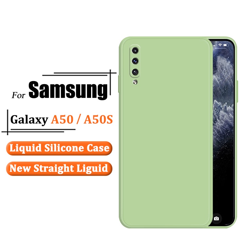Ốp điện thoại silicon siêu mỏng màu trơn cho Samsung Galaxy A52 A72 A22 4g 5g A30S A51 A71 A50S A50 A30S