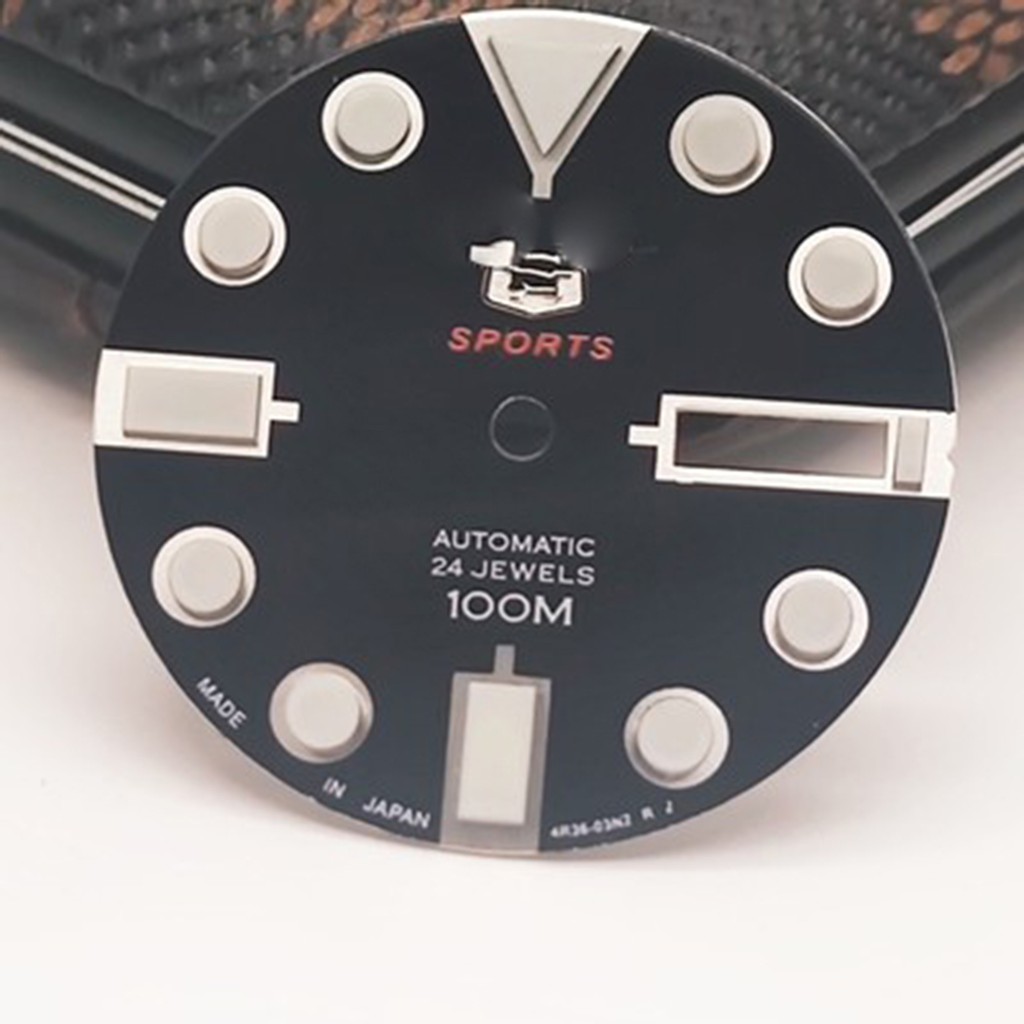 3c Đồng Hồ Phát Quang Họa Tiết Mặt Trời Cho skx007 small mm abalone nh35