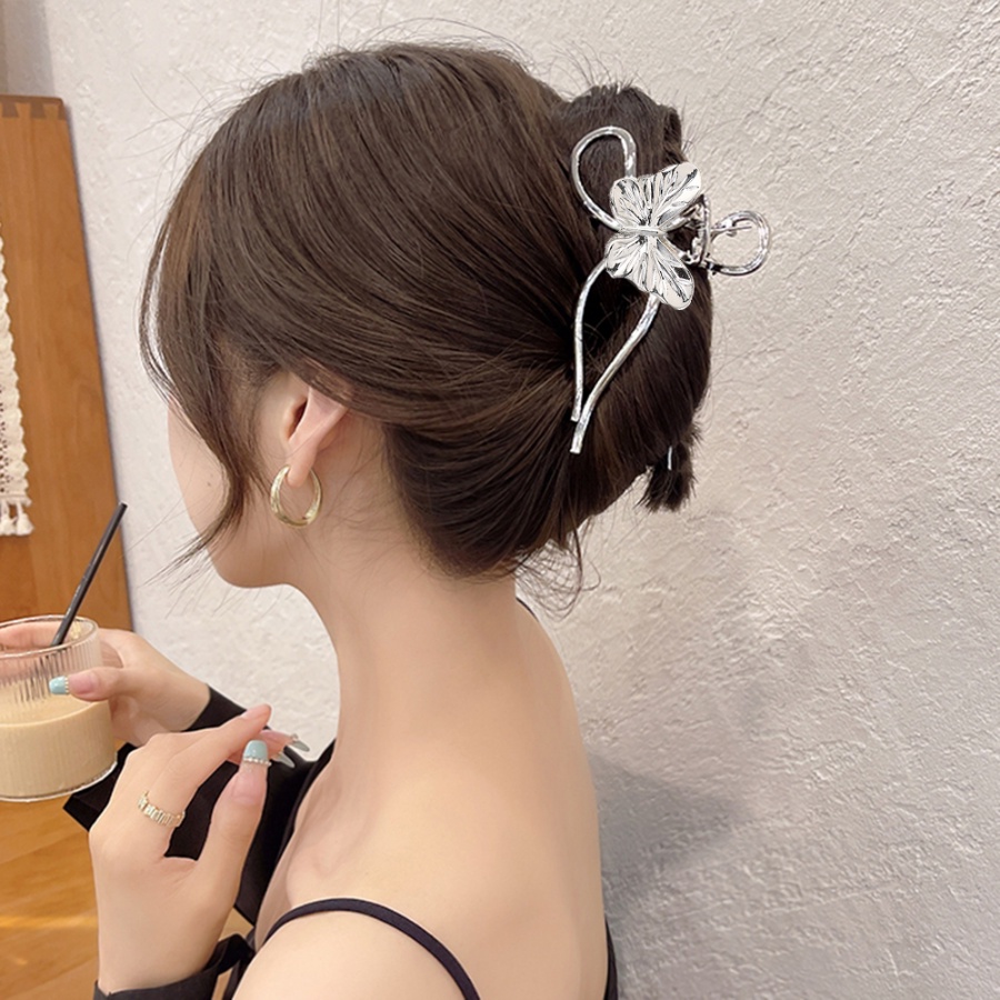 Kẹp Tóc Nơ Đính Ngọc Trai Giả Thời Trang Cho Nữ