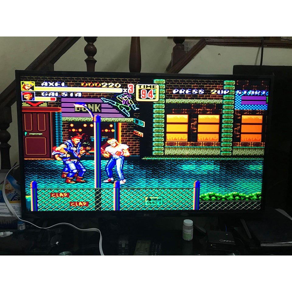 Máy Chơi Game 4 Nút HDMI 628 trò Nes+20 trò Ps1 , Máy chơi game cầm tay - Tay cầm