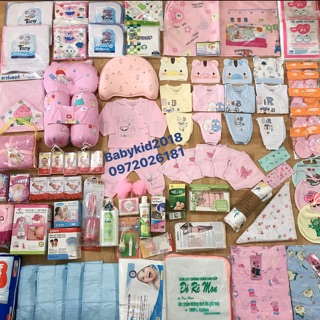 Combo đồ sơ sinh đầy đủ bồn mùa cho mẹ và bé gói siêu cao cấp ( kèm danh sách)
