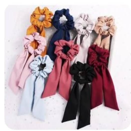 cột tóc vải chifon mịn mềm