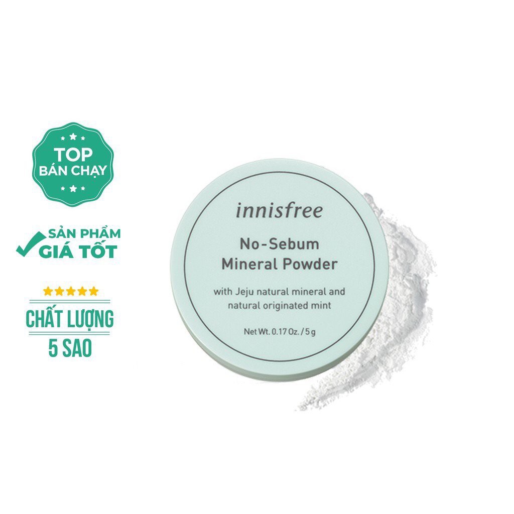 Phấn Phủ Kiềm Dầu Innisfree No Sebum Mineral Powder