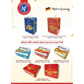 BÁNH XỐP NHÂN KEM CACAO & HẠT PHỈ - GERMANY