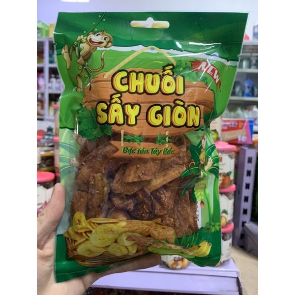 Chuối Sấy Giòn Đặc Sản Tây Bắc