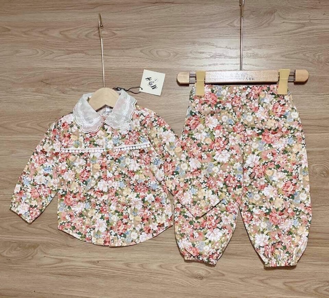 ♨️ SALE SỐC Bộ Pijama M&H 13-28kg thô mềm cho bé gái Mã 04