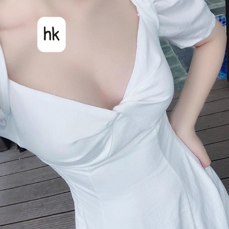 Loại 1 váy thiết kế xoắn ngực | BigBuy360 - bigbuy360.vn