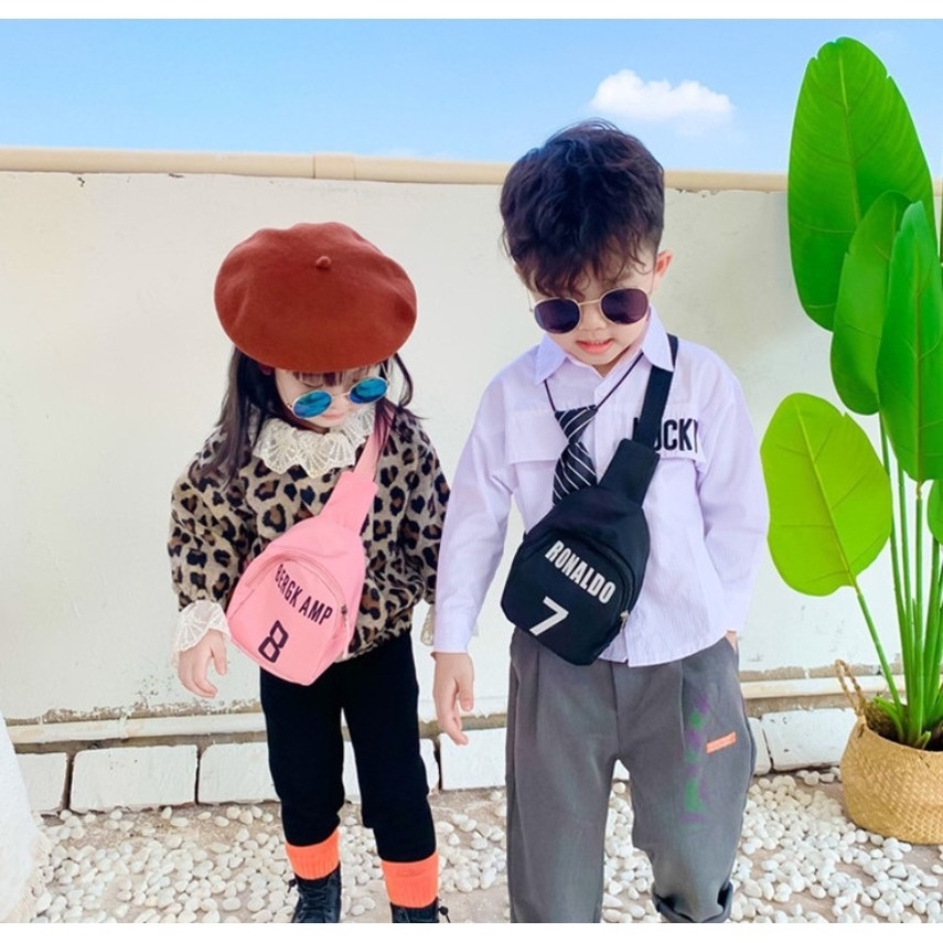 Spiderman Túi đeo chéo ngực thời trang cho bé / Bóng đá Túi ngực / Không thấm nước túi trước ngực