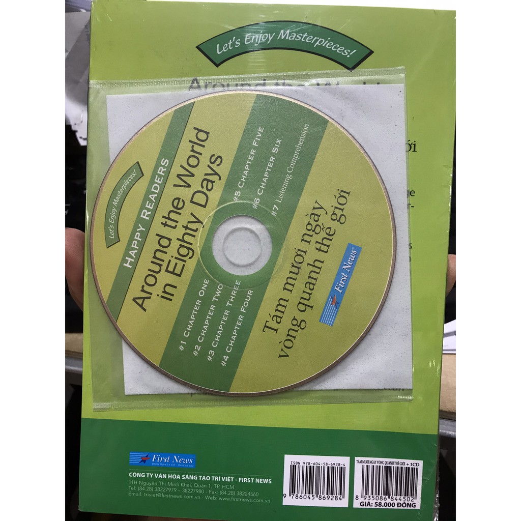 Sách Happy Reader Tám mươi ngày vòng quanh thế giới
