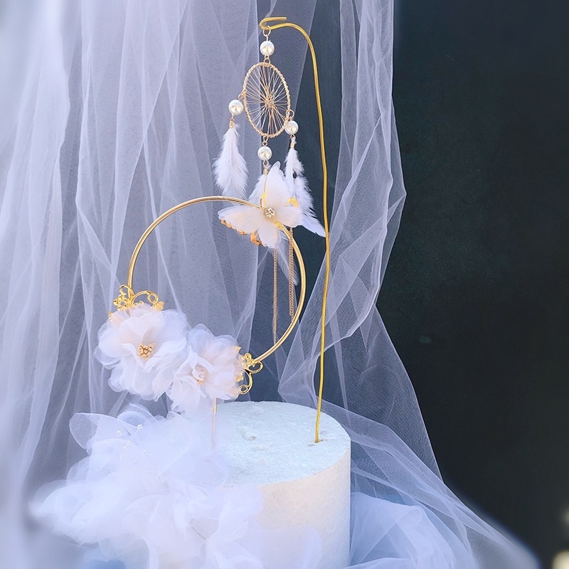 Phụ Kiện Trang Trí Bánh Kem Hình Bướm Lãng Mạn