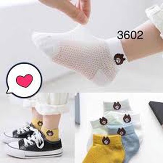 Tất lưới bé sơ sinh/ tất lưới gấu/ sét 5 đôi cực yêu