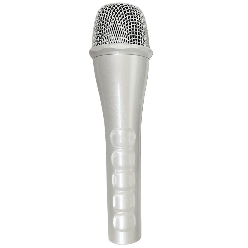 Mic karaoke SENNHEISER 868II-S có dây dẻo silicon độ dài 5m với tay mic màu trắng hộp đựng kim loại sang trọng